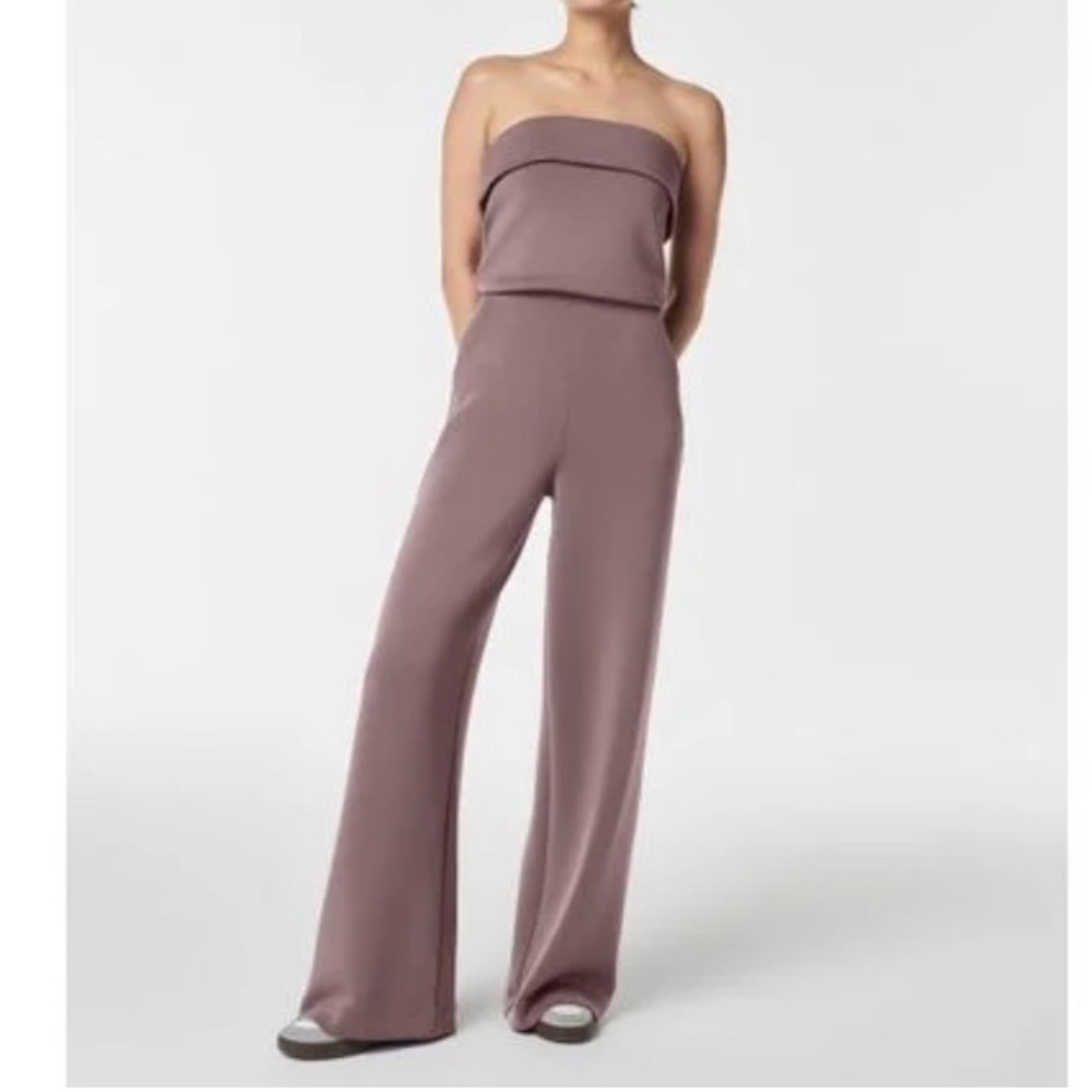 In Search of: SPANX AirEssentials Strapless Jumpsuit in XS Tall inseam
